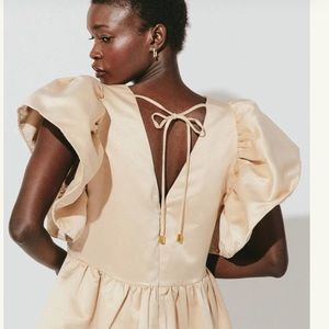 Cleobella Nahia Mini Dress!  New with tags!  Size Med Gold!